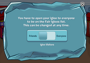 Another note on The Fair Igloos