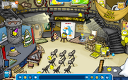 Yellow Puffles in the Lighthouse during the Puffle Party 2009, Puffle Party 2010 and Puffle Party 2011