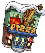 The Pizza Parlor exterior during the Penguin Cup.