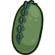 A green Tyrannosaurus egg