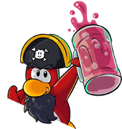 Rockhopper with soda.