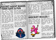 Issue 43 ("HOCKEY RULES!" section)