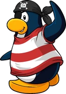 As seen in issue 245 of the Club Penguin Times, along with the Puffle Bandana and Eyepatch
