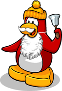 As seen in issue 217 of the Club Penguin Times, along with the Yellow Toque and Santa Beard