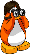 As seen in issue 206 of the Club Penguin Times, along with the Binoculars