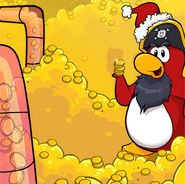 Fondo de Navidad de Rockhopper