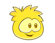 Puffle dorado en el juego