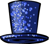 Dazzling Blue Top Hat
