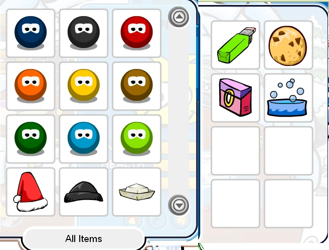 Inventory | Club Penguin Wiki | Fandom