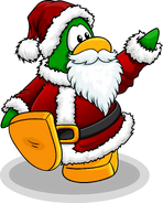 As seen in the December 2010 Penguin Style catalog, along with the Santa Beard and Santa Suit