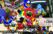 Spike Hike spotted in Club Penguin (Marvel Super Hero Takeover 2013)