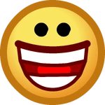 The laughing face emoticon since October 2007