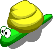 The staff snail sprite