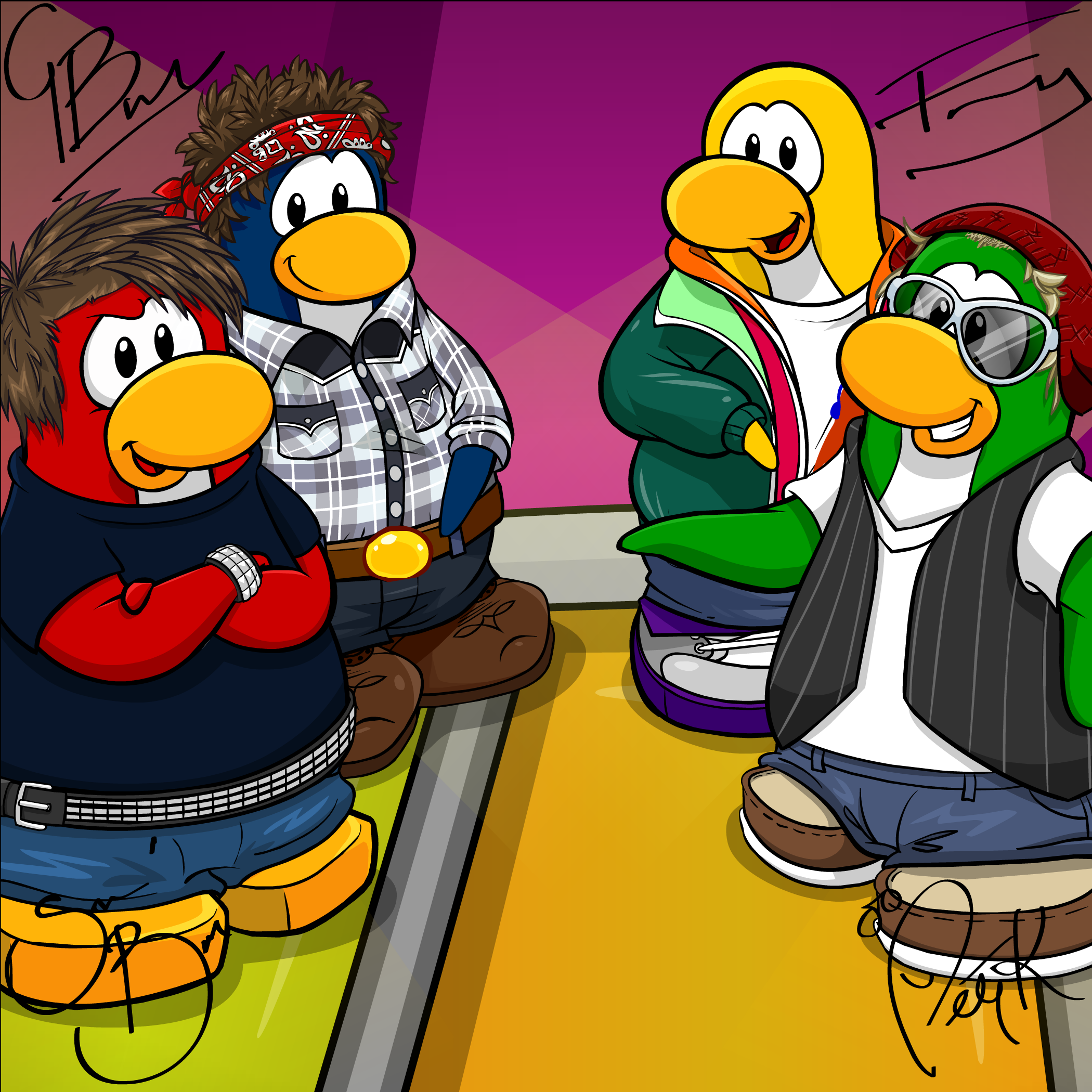 Penguin Band Background | Club Penguin Wiki | Fandom