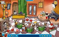 During the Pizza Parlor Opening Party