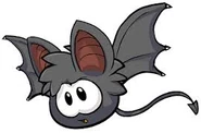 Puffle Murciélago volando