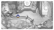 A larger sketch of the renovated Attic, from Club Penguin's Facebook page.[4]