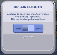 Another note of the CP Air Flights List