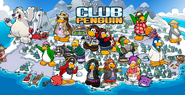 OH NO!, Club Penguin is being over-runned by giant mascots!!!