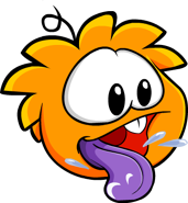 Another picture of the Orange Puffle