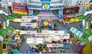 Encuentro con Tia Artic en la Copa Club Penguin 2014