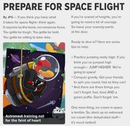 The article "Prepare for Space Flight"