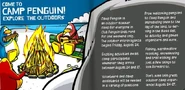 640px-CampPenguinNews.jpg (53 kB) Un artículo sobre el Campamento Pingüino, como se ve en las Noticias de Club Penguin.