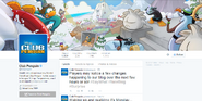 Club Penguin Official Twitter page.