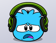 A sad puffle