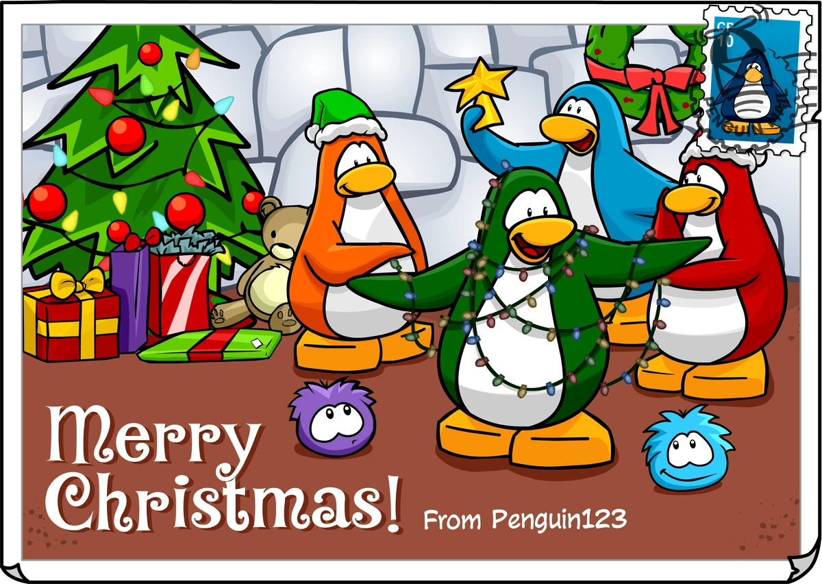 Club penguin christmas music video