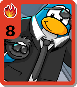 EPF Agents - 2011 Topps Club Penguin Card-Jitsu Water Second Wave