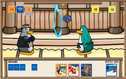 Flare appearing in Card-Jitsu after its power card is played