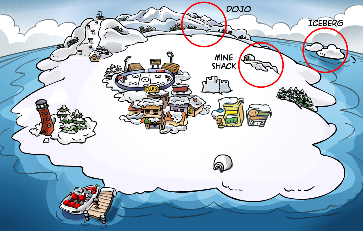Party Rooms, Club Penguin Wiki