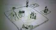 A sketch of an early before Club Penguin was launch, as seen in the New Horizons documentary