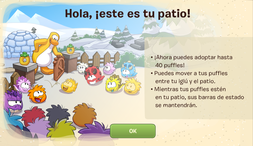 Patio para Puffles | Club Penguin Wiki | Fandom