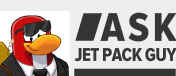 Ask Jet Pack Guy when scrolled (Note his eyes shown for the first time)