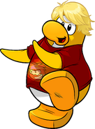As seen in issue 282 of the Club Penguin Times, along with The Sweep