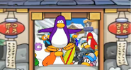 Beach at the Dojo? Lol? Silly purple penguin...