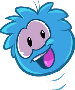 Another blue puffle bouncing