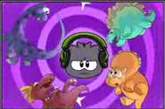 Dinosaurs in the video Dubstep Puffle