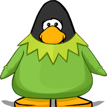 Kermit The Frog Costume Club Penguin Wiki Fandom - roblox kermit the frog id