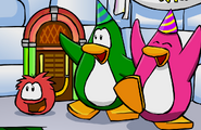 A penguin wearing the Party Hat