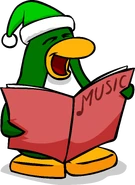 As seen on the cover of the December 2006 Penguin Style catalog