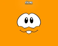 An Orange Puffle Background
