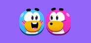 Dos emoticones no disponibles en Isla de Club Penguin vistos en el blog ¿Qué Hay de Nuevo?