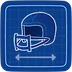 Blueprint Quarterback Helmet icon