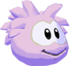 Pink puffle 3d icon