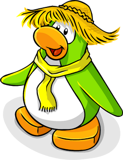 Straw Hat penguin spinning  Rosebud1234's Club Penguin Pix & Animations  and More!