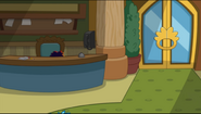 The Puffle Hotel Lobby in the trailer.