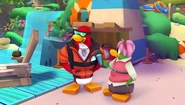 Aunt Arctic with Jet Pack Guy